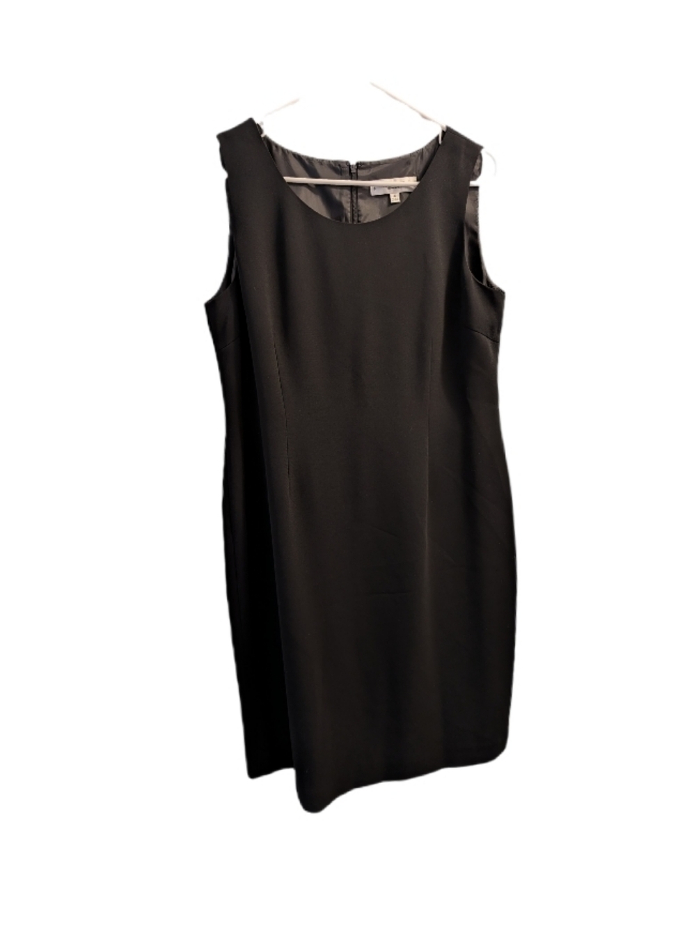 Jones Studio Separates Classic Black Sleeveless Sheath Dress 14P